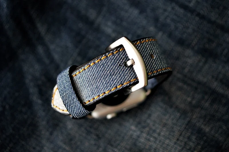 Handmade Jean Original Strap incl. Lugs Adapter for Apple Watch (or Apple Watch Sport) 42mm or 38mm – image 3